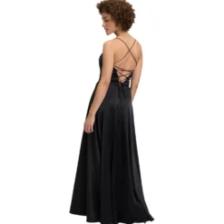 Abendkleid mit Wasserfallausschnitt