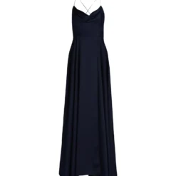 Abendkleid mit Wasserfallausschnitt