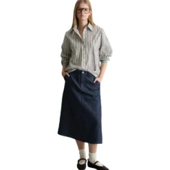 Ausgestellter jeansrock