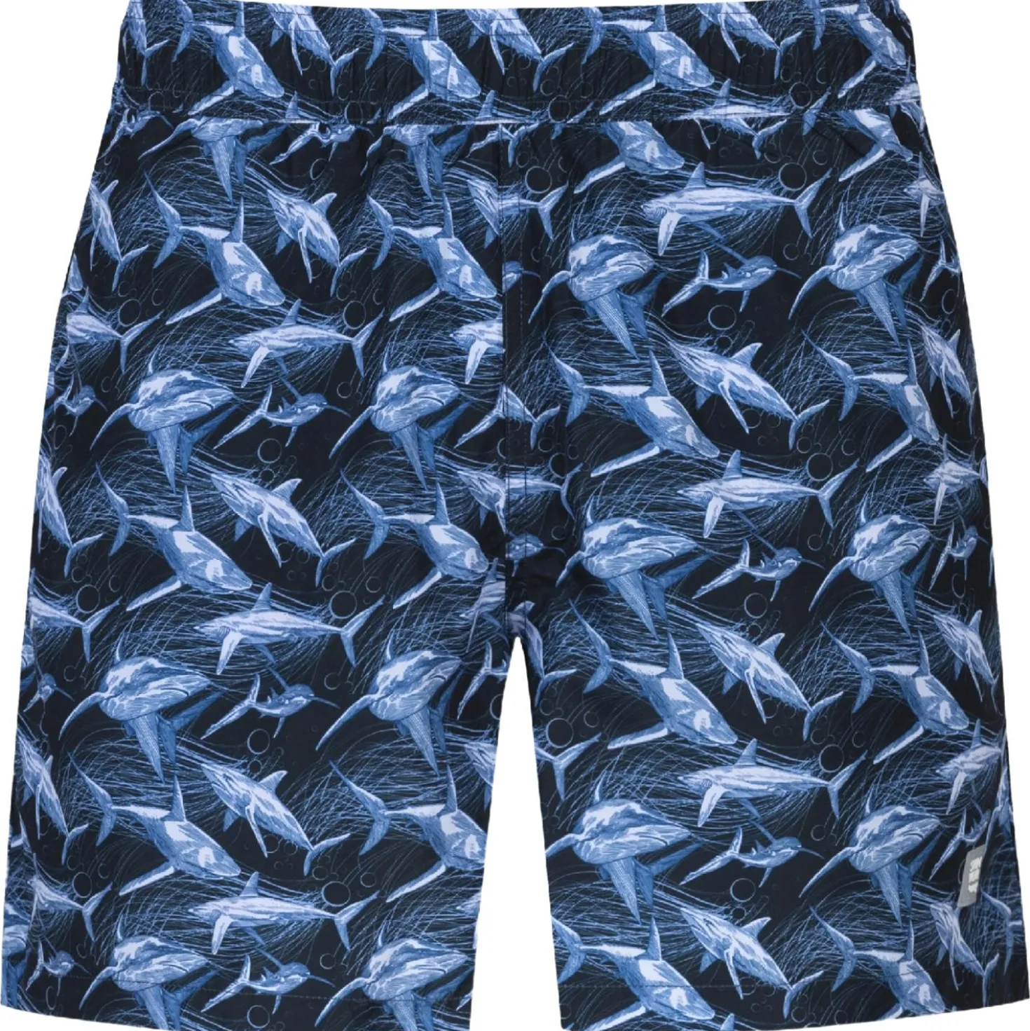 Badeshorts mit Fisch-Print