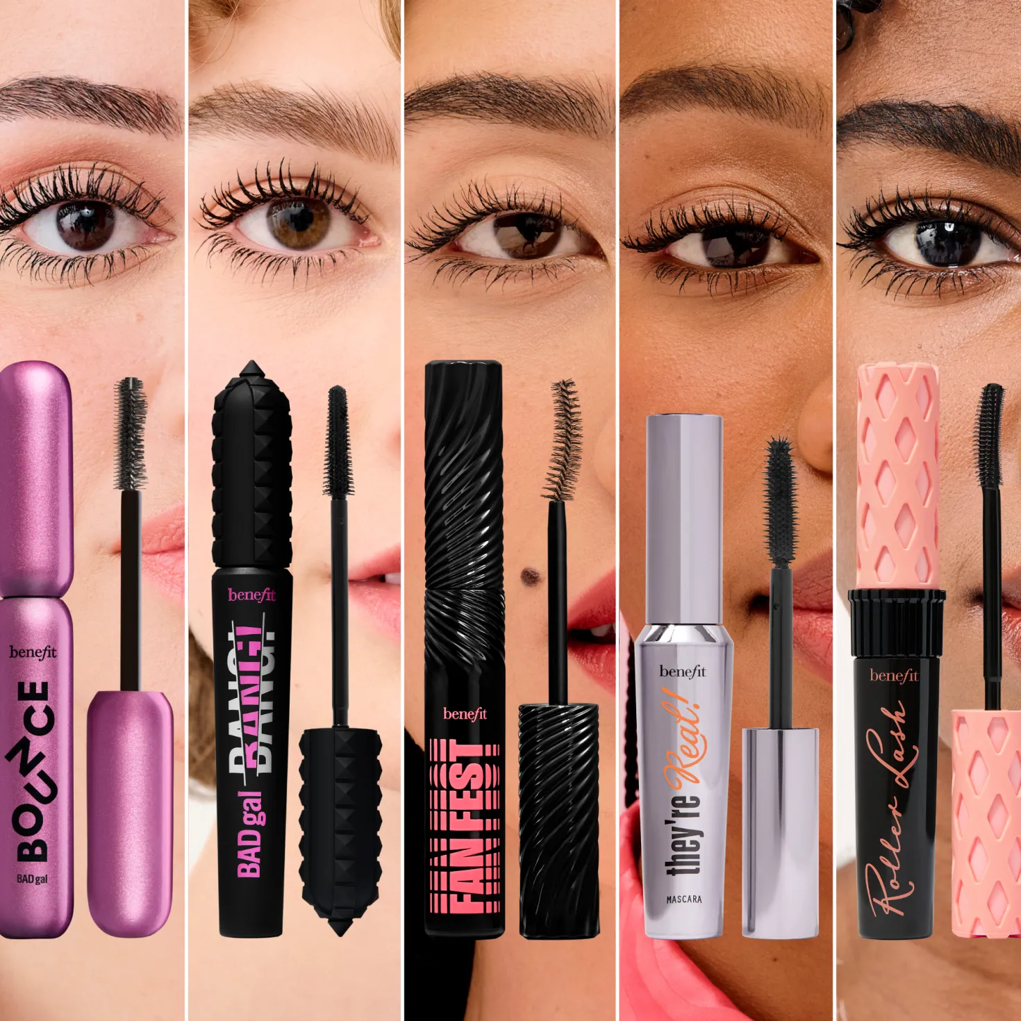 BADgal Bounce Mini - Volumenspendende Mascara mit doppelseitiger Bürste