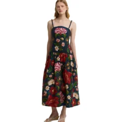 Barbour FARM Rio Kleid Wild Flower Midi