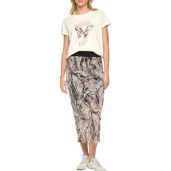 Baumwoll-shirt mit pailletten
