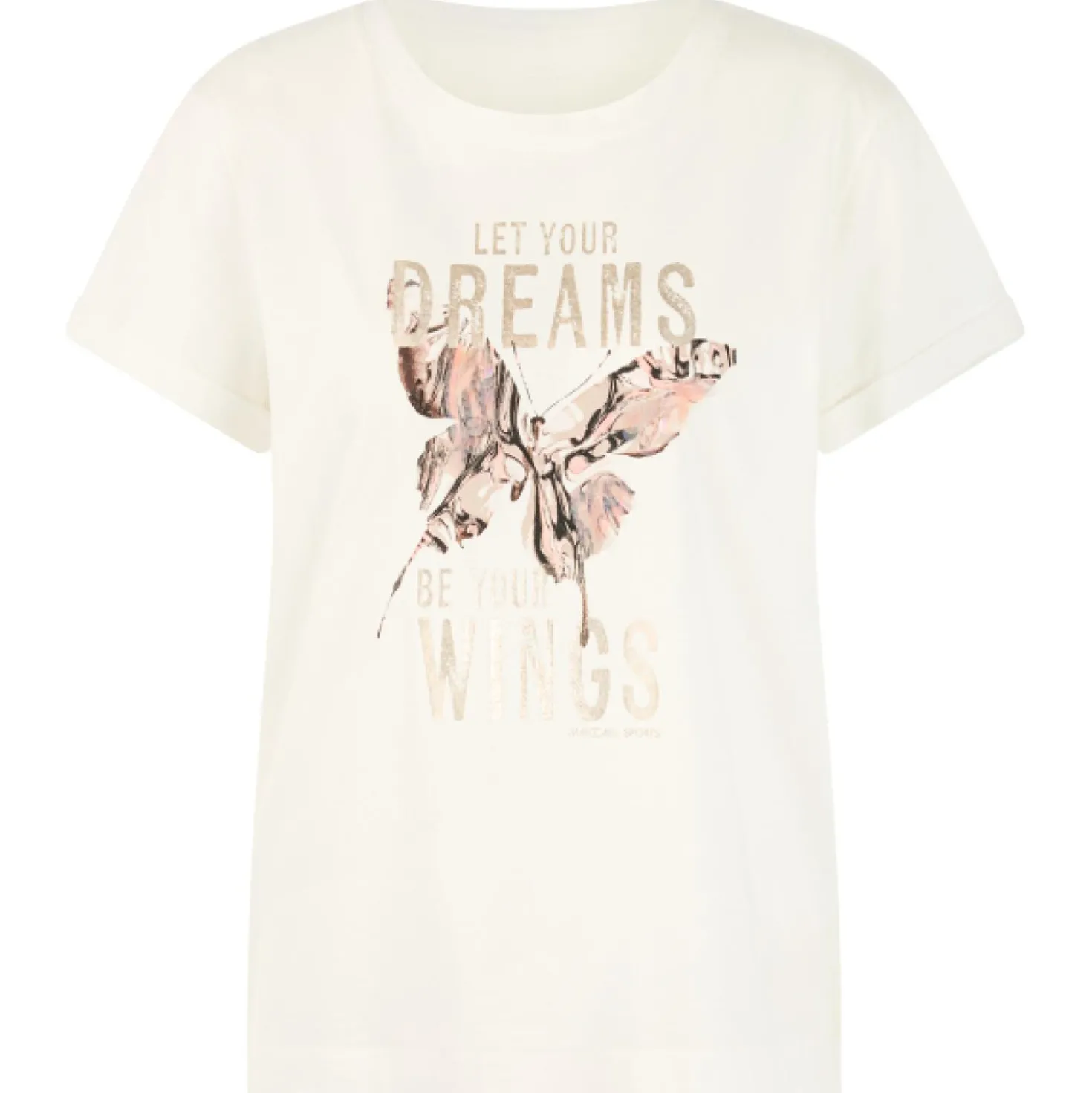 Baumwoll-shirt mit pailletten