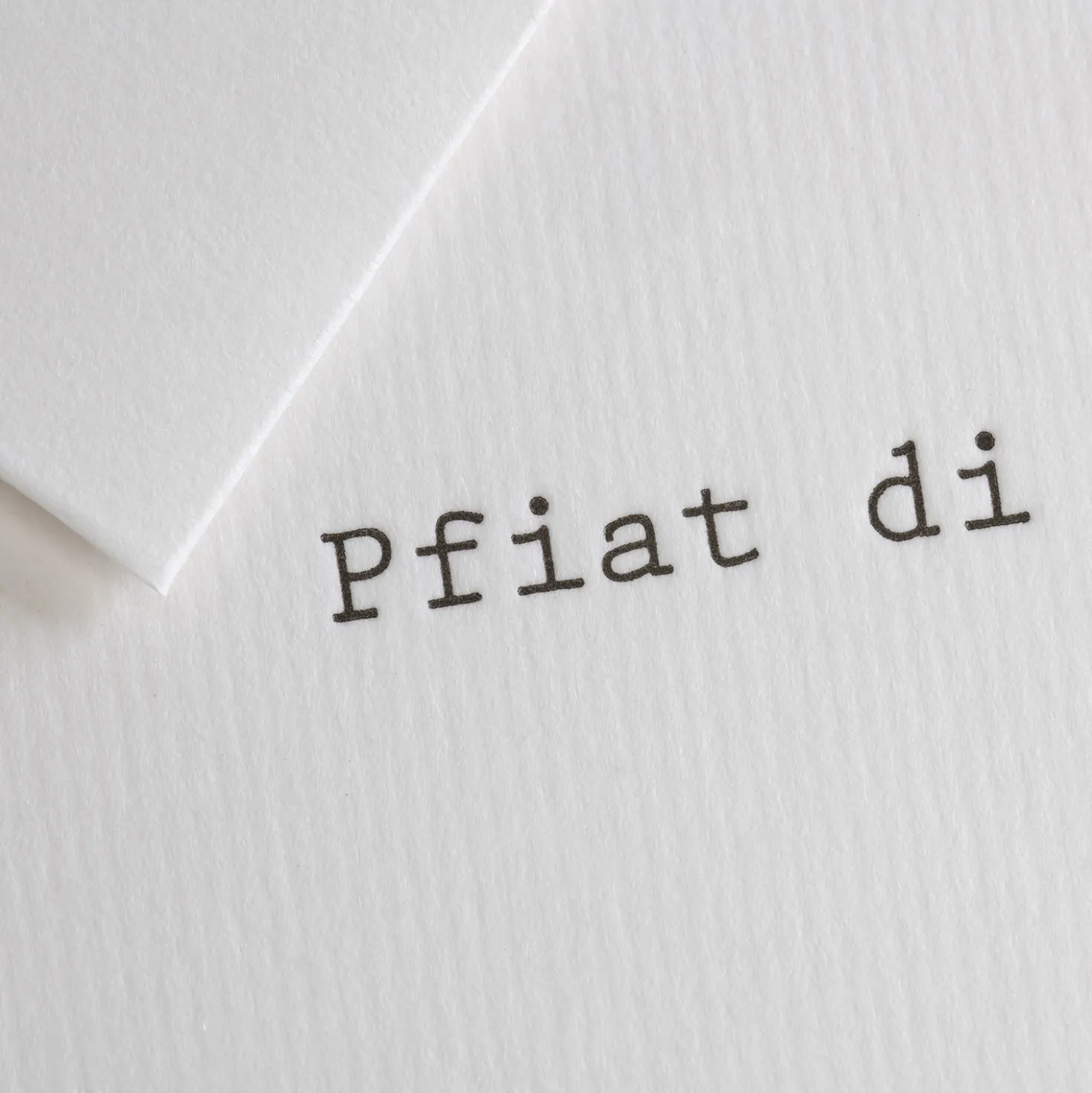 Bayrische Trauerkarte - Pfiat Di