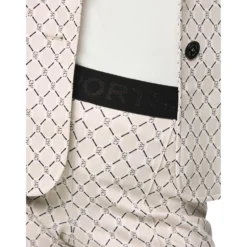 Bedruckte hose aus scubajersey