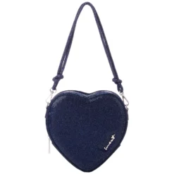 Big Heart Bag Crystal Midnight Blue