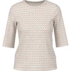 Biobaumwoll-shirt mit print