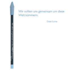 Bleistift blau Welt