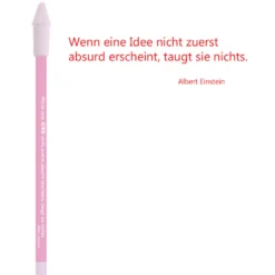 Bleistift rosa, Einstein