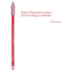 Bleistift rot Lachen
