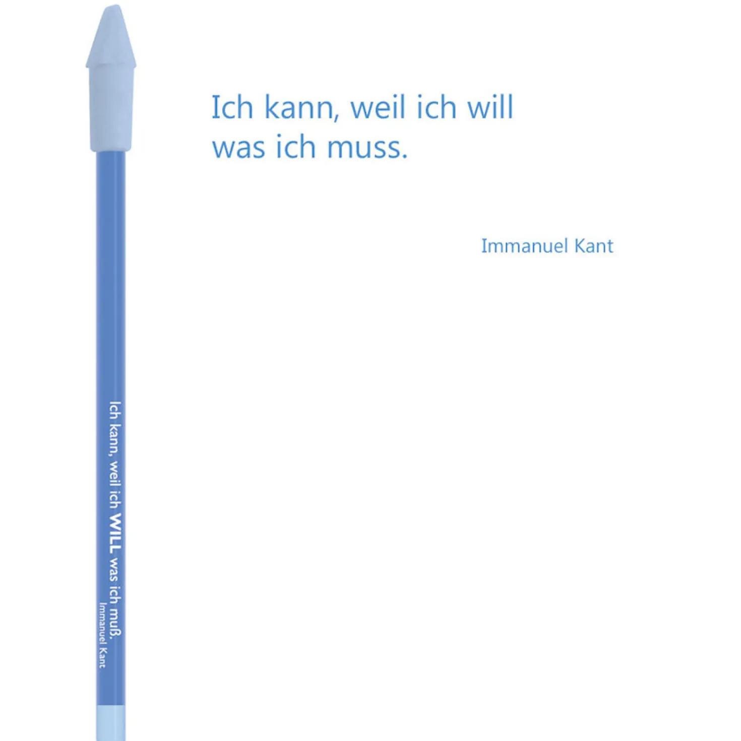 Bleistift veilchenblau, Kant