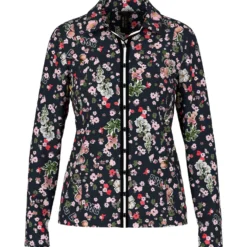 Bluse mit allover-print