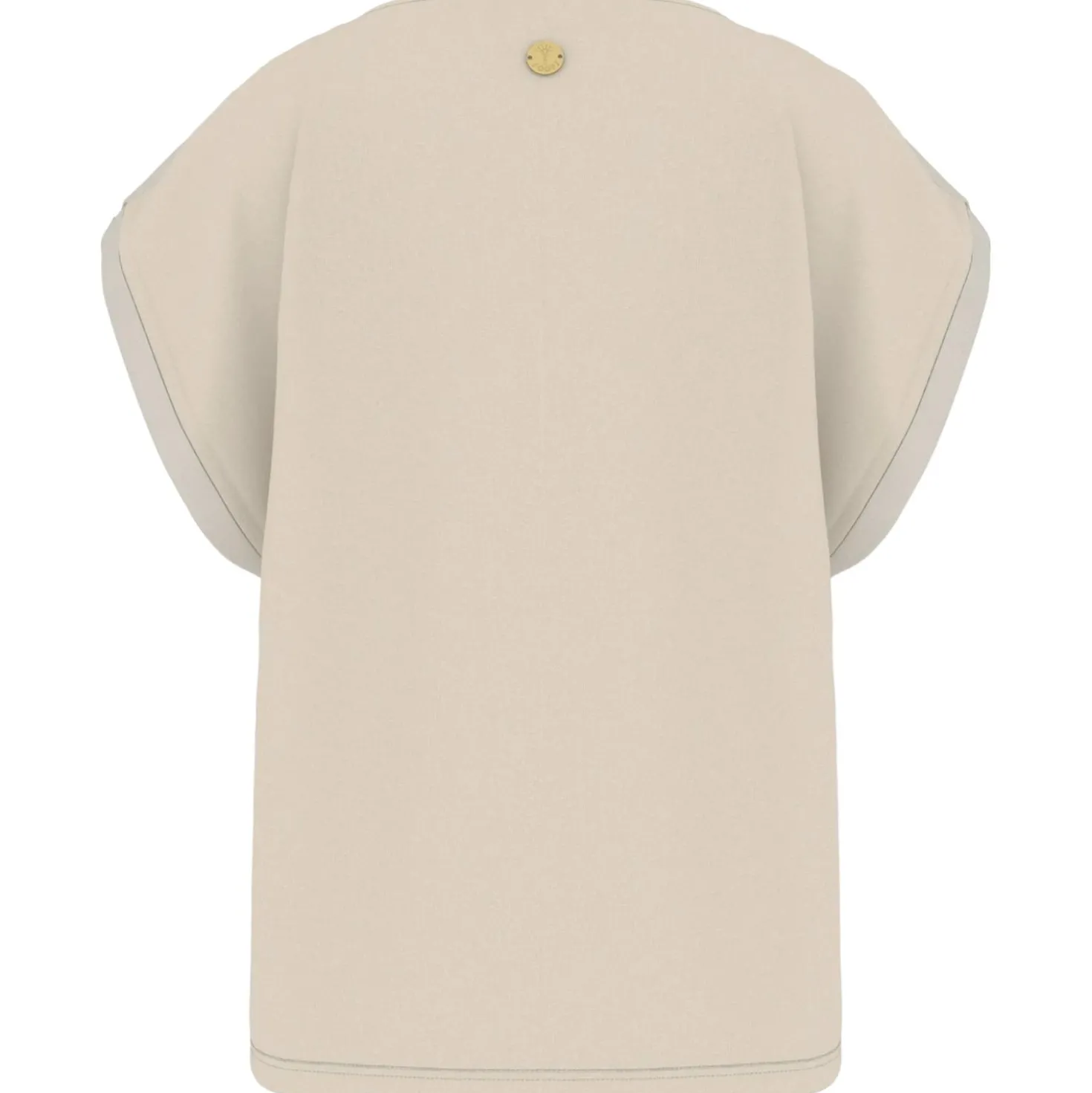 Bluse mit Kontrastsaum