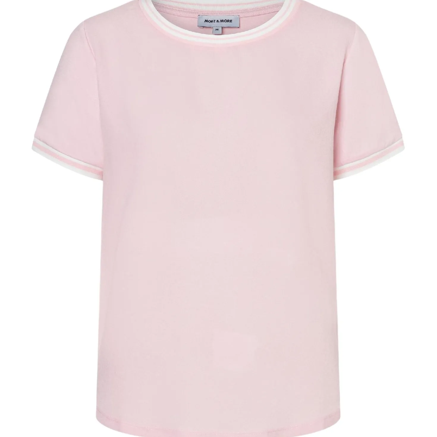 Blusenshirt mit kontrastabschlüssen