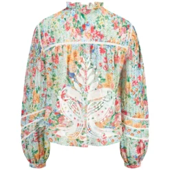 Bluse Rendeira Multicolor