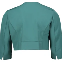 Bolero-Jacke mit Kellerfalten