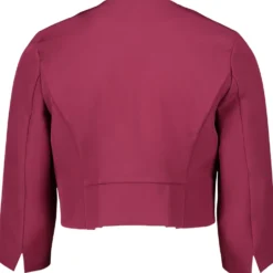 Bolero-Jacke mit Kellerfalten