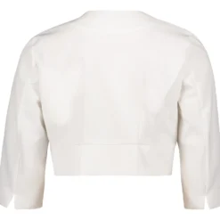 Bolero-Jacke mit Kellerfalten