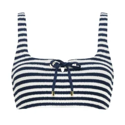 Bralette Bikini Navy Stripes
