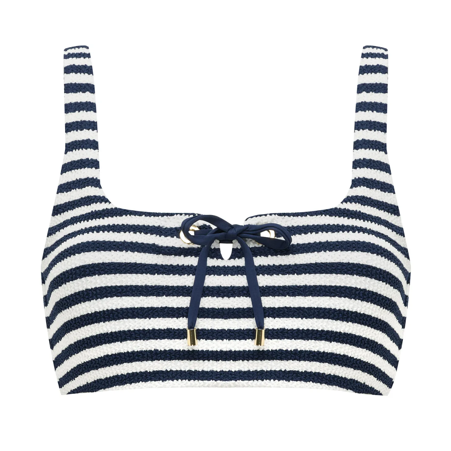 Bralette Bikini Navy Stripes