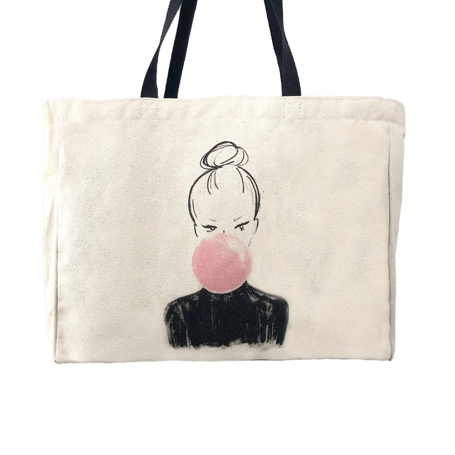 Canvas Shopper "Bulle"