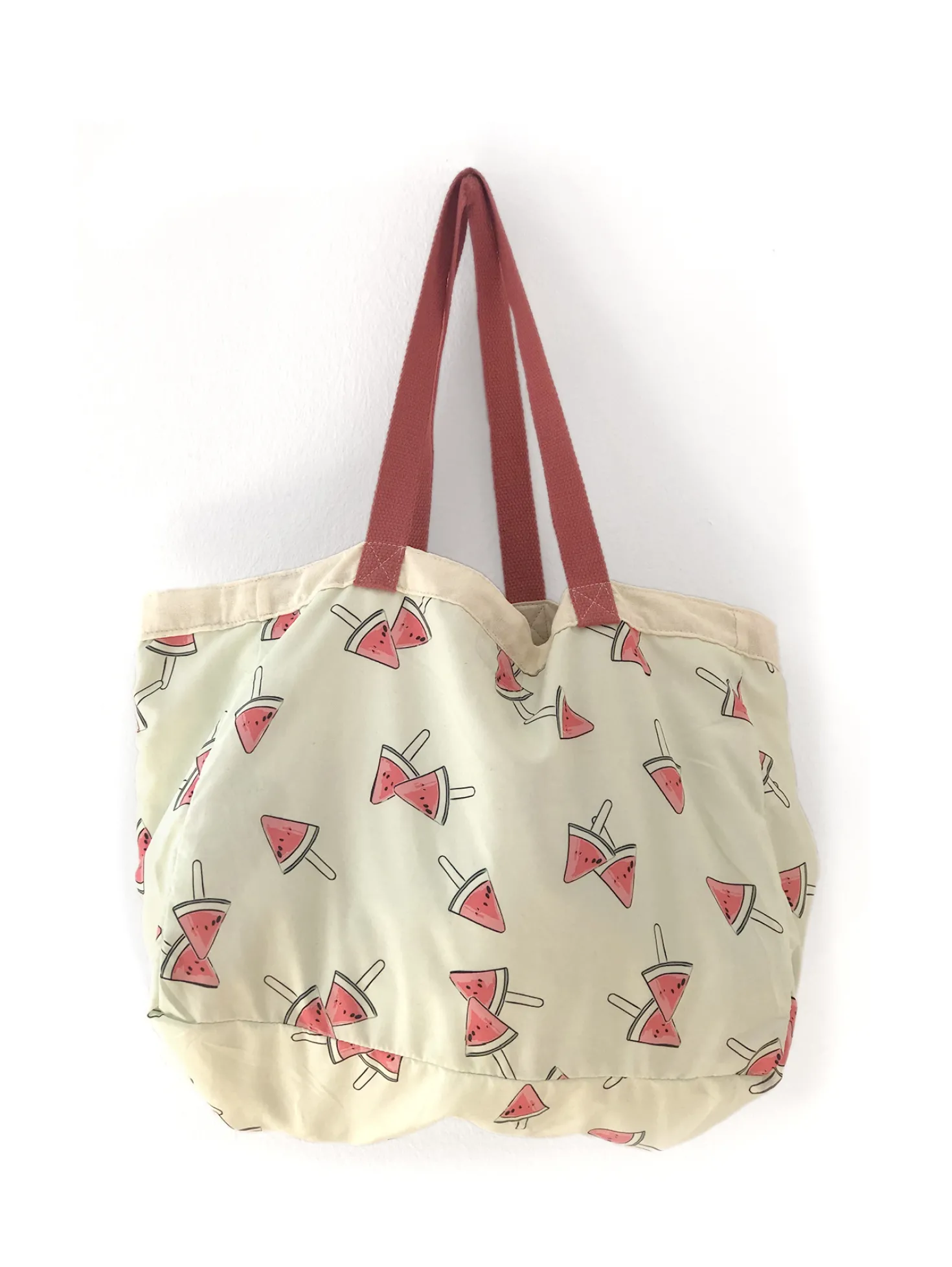 Canvas Shopper "Watermelon"