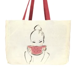 Canvas Shopper "Watermelon"