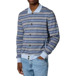 Cardigan Check Blau
