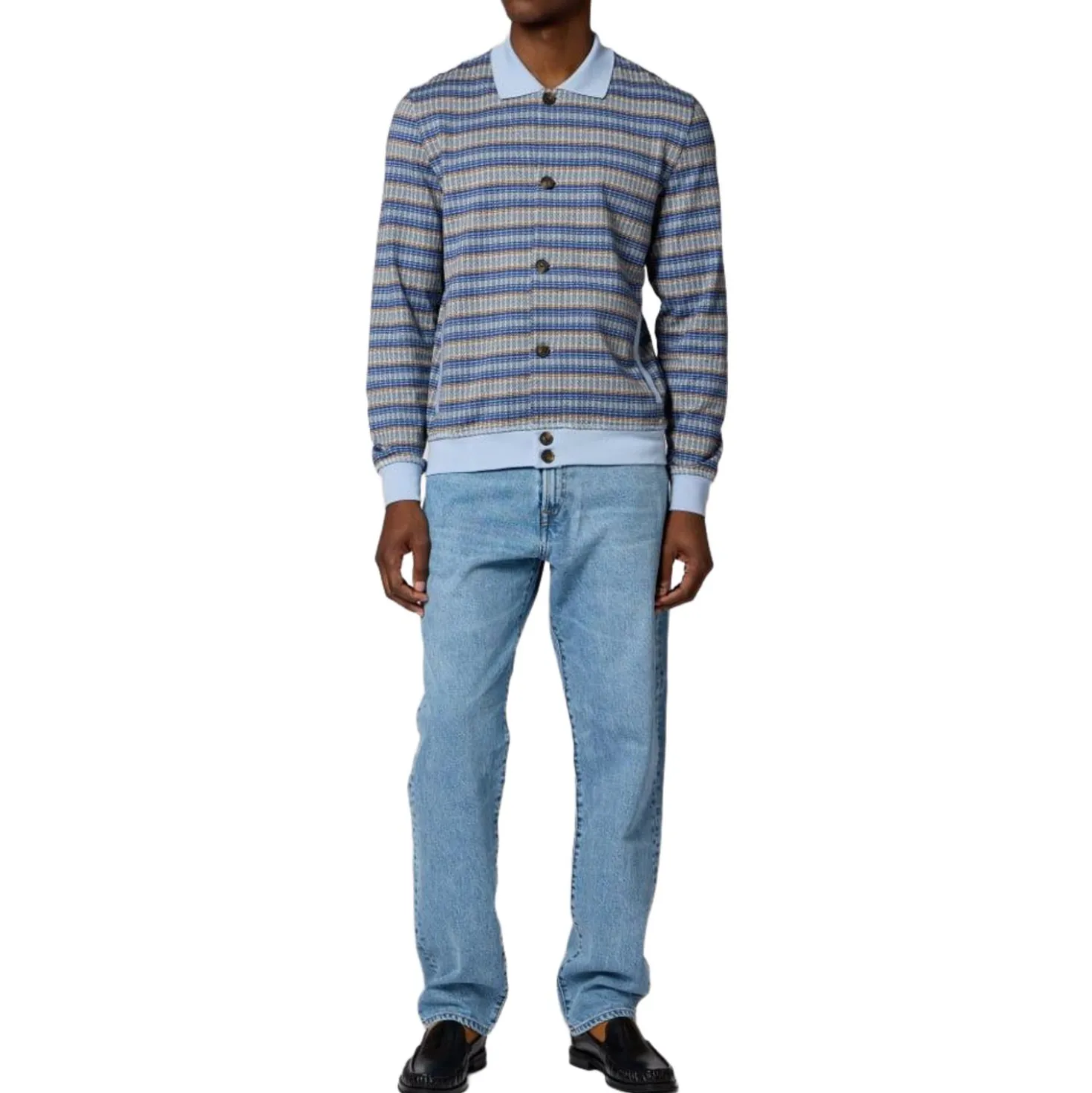 Cardigan Check Blau