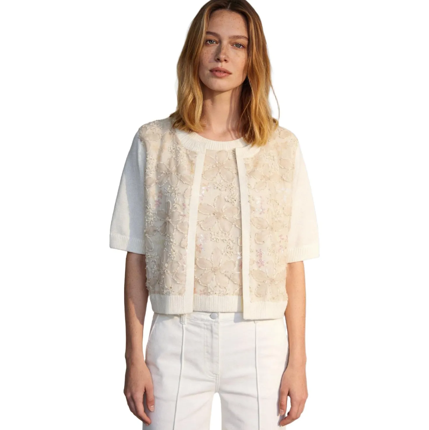 Cardigan mit pailletten