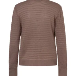 Cardigan mit streifen-struktur