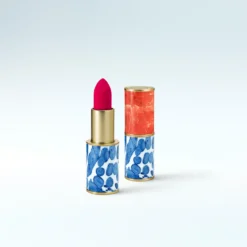 Coral Ceramic Lipstick Case
