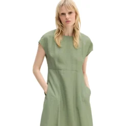 Crinkle-kleid regular