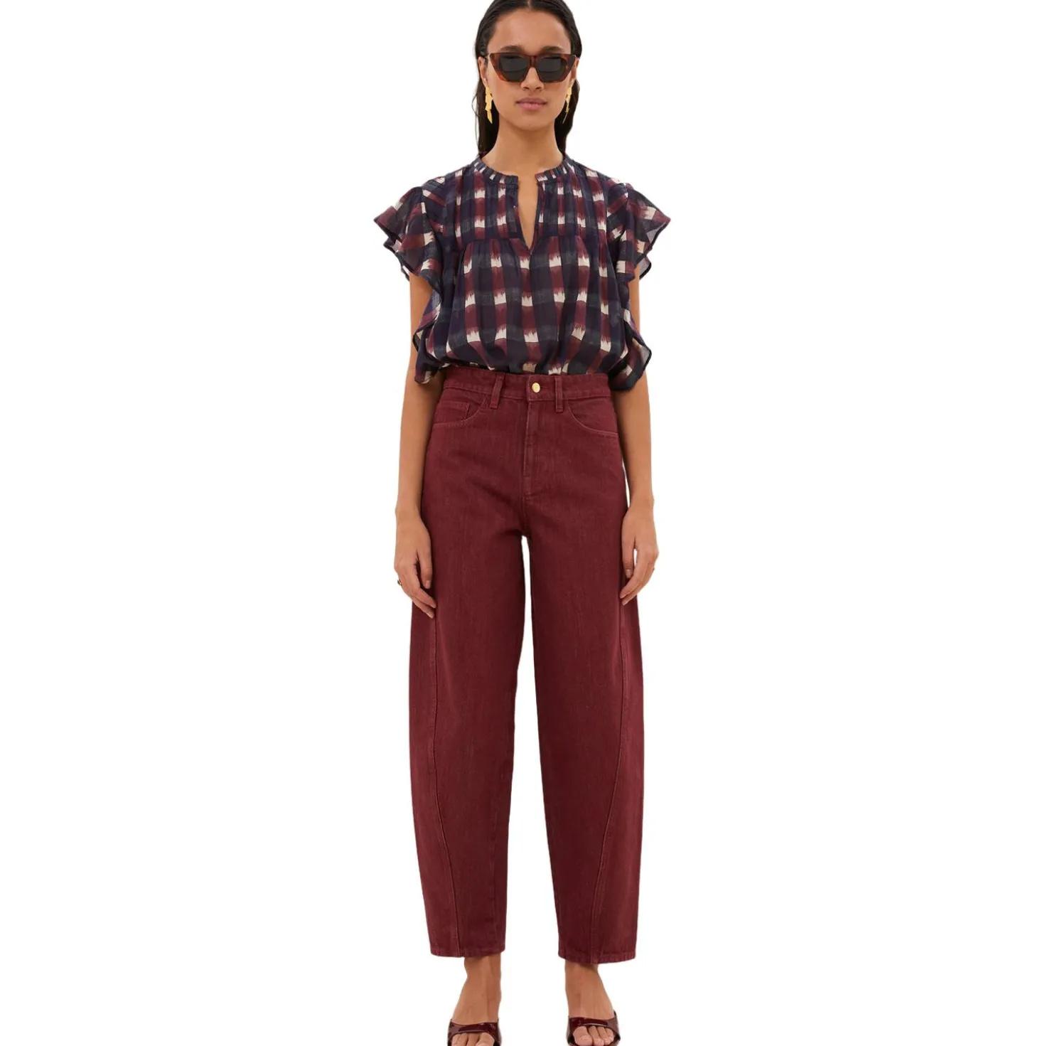 Danee ikat blouse