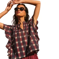 Danee ikat blouse