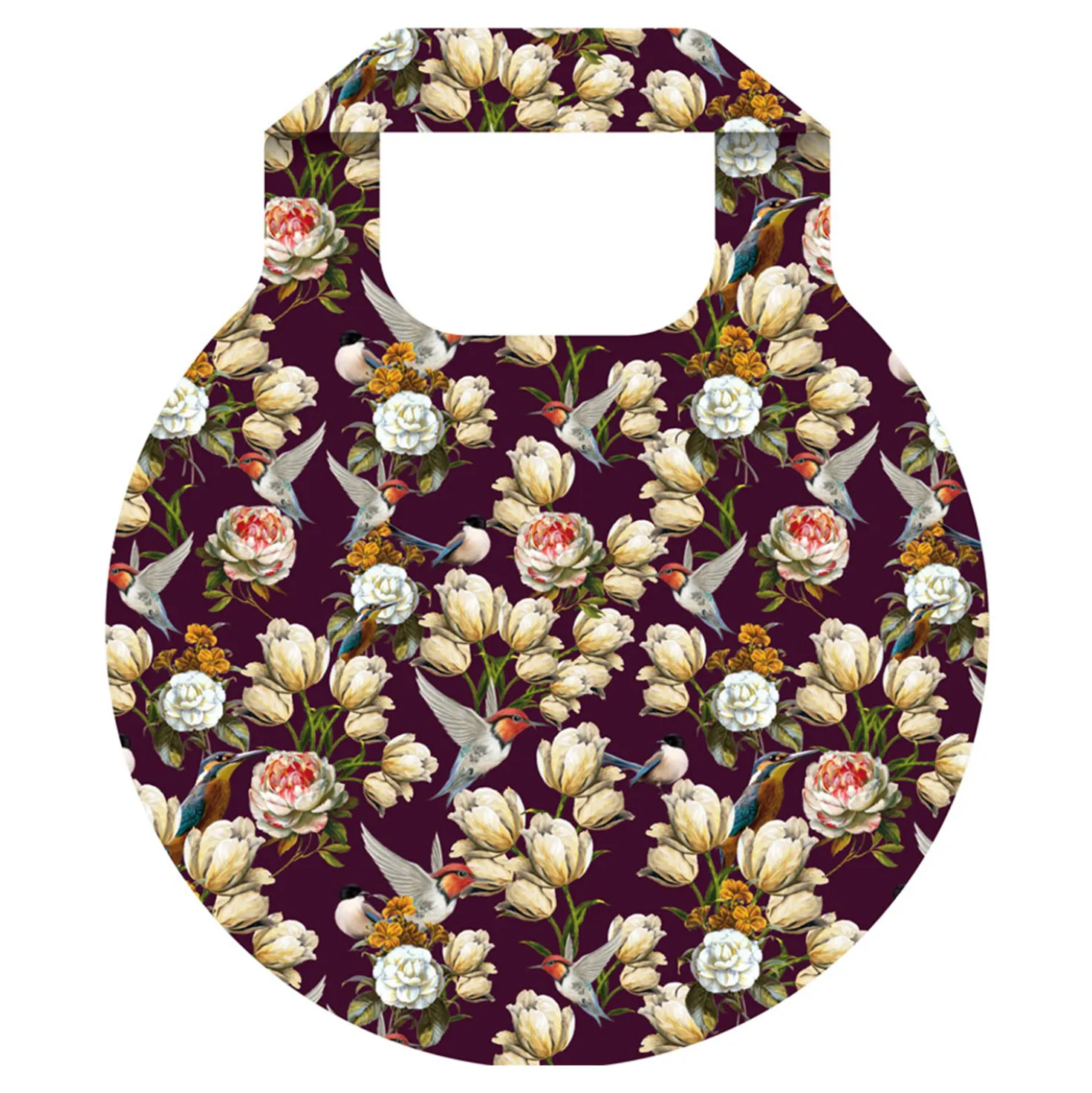 Easy Bag Round XL Eisvogel Bordeaux