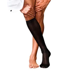 Falke No.4 Pure Silk Kniestrumpf