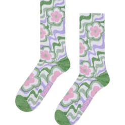 Flowy flower Socke