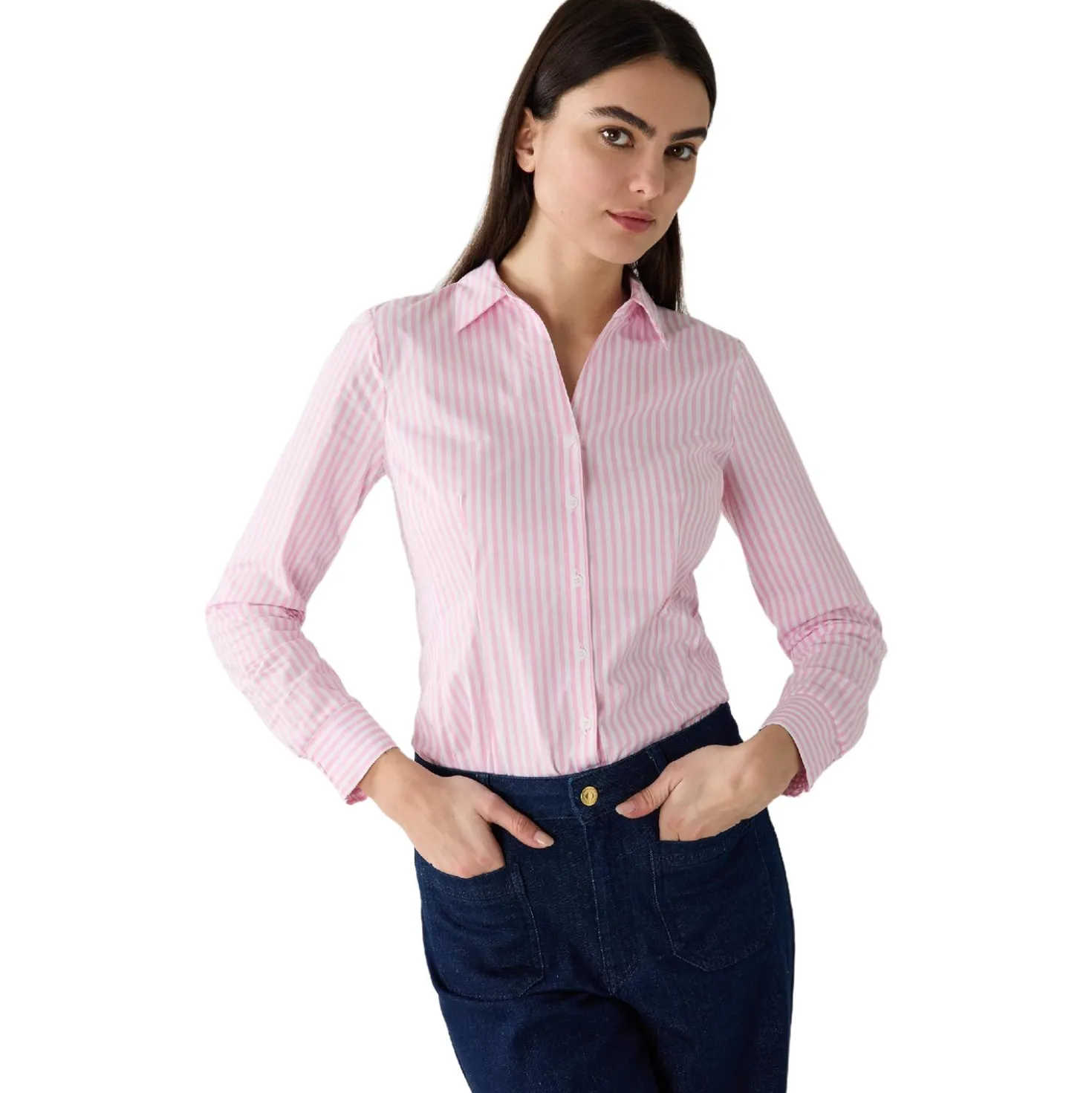 Gestreifte hemdbluse