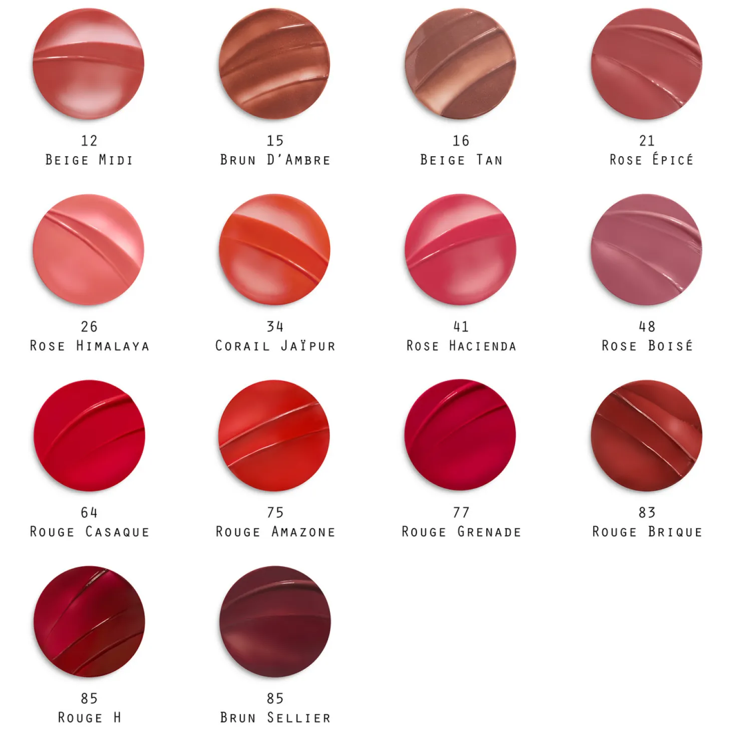 Glänzender Lippenstift Silky, Rouge H