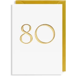 Grußkarte 80