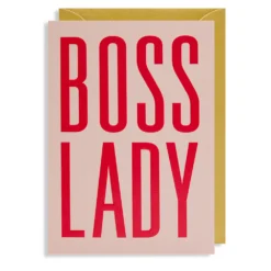 Grußkarte Boss Lady