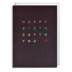 Grußkarte Happy Birthday
