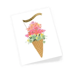 Grußkarte Ice Cream Birthday