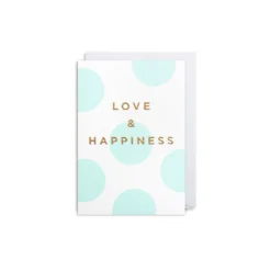 Grußkarte Love & Happiness