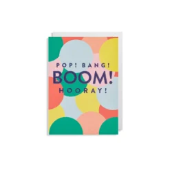 Grußkarte Pop! Bang!