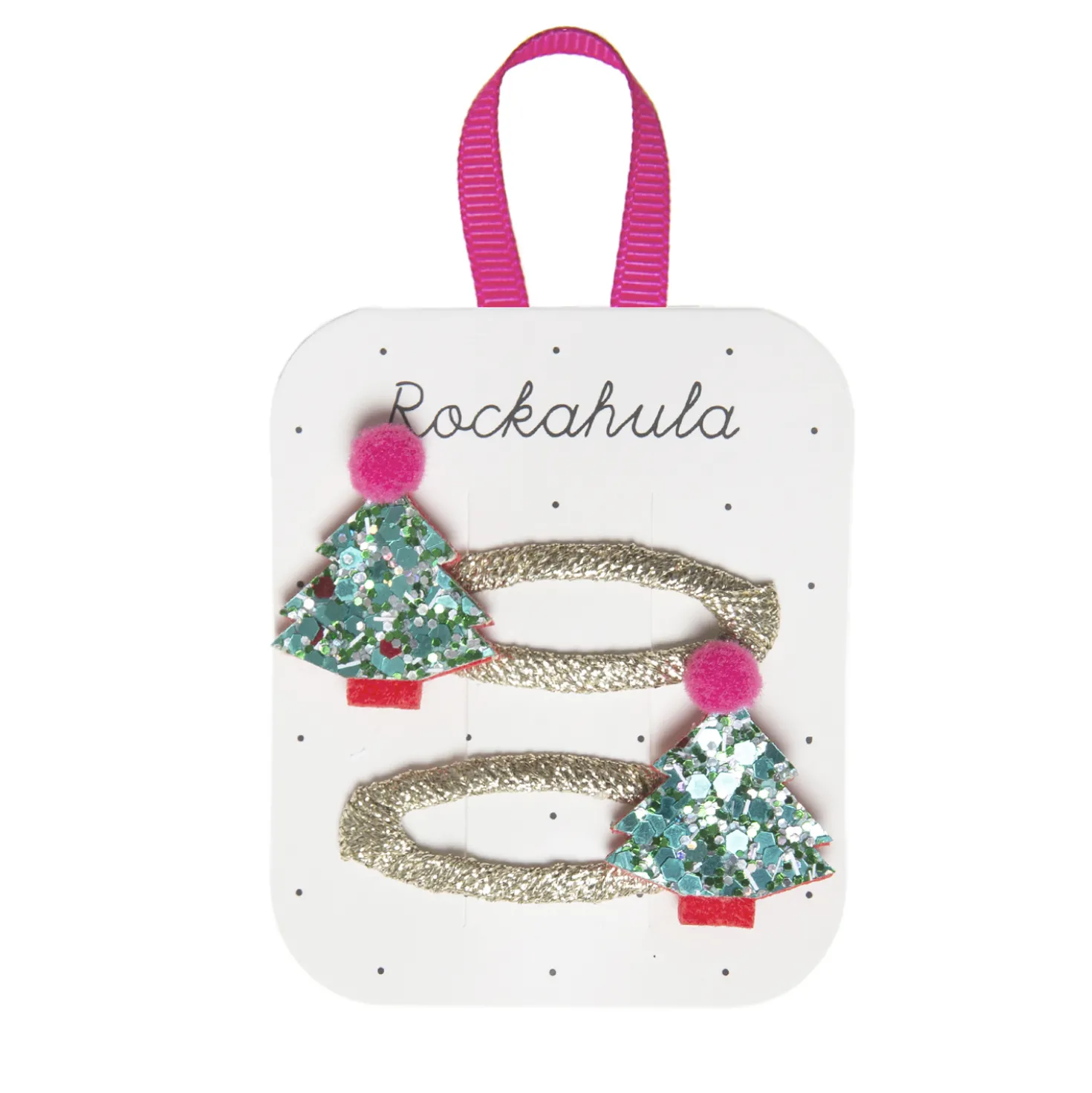 Haarspange Xmas Tree Glitter