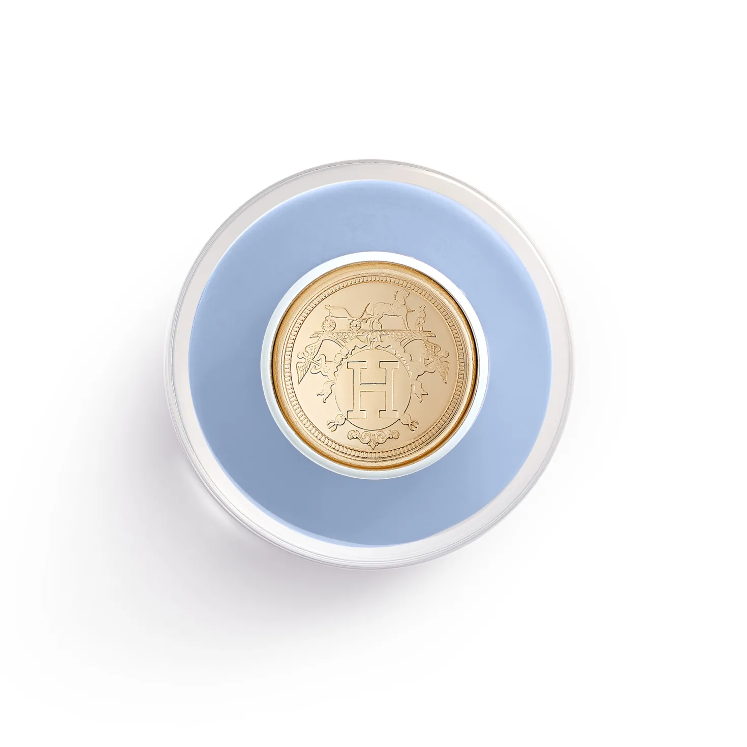 Hermès Les Mains 28 Bleu Cyanée