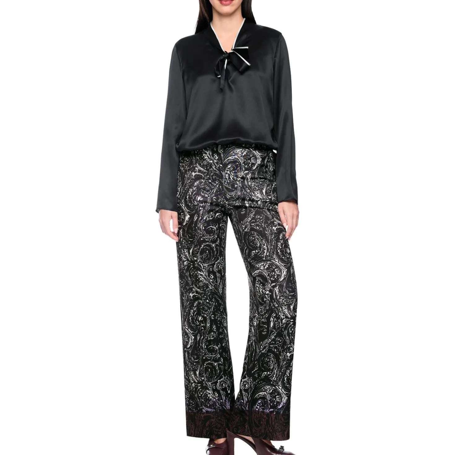 Hose winder wide fit mit allover-print